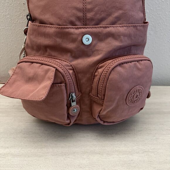 Kipling KIB7Y1 Lovebug Travel Small Backpack Polyamide Nylon Kind Rose - Picture 10 of 15